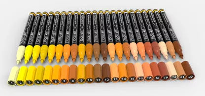 Tooli Art Marqueur Acrylique Jaune 07mm