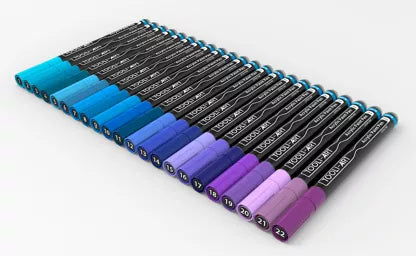 Tooli art bleu marqueur acrylique 07 mm