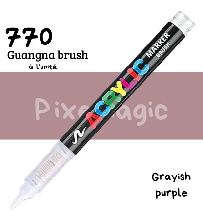 Guangna brush 770 Grayish purple feutre acrylique à l'unité