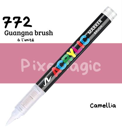 Guangna brush 772 Camellia feutre acrylique à l'unité