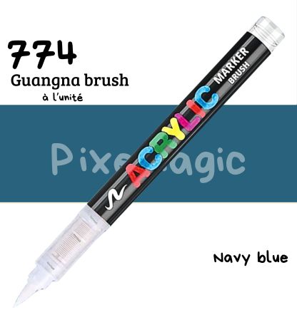 Guangna brush 774 Navy blue feutre acrylique à l'unité