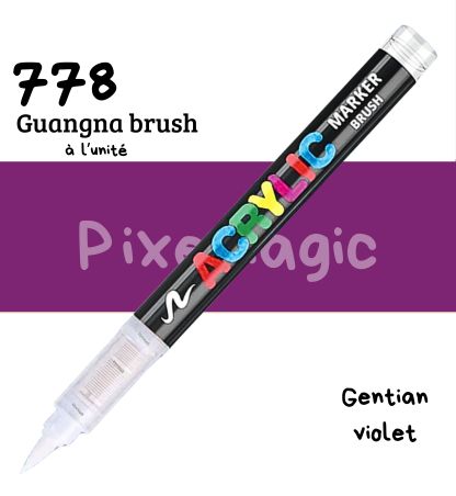 Guangna brush 778 Gentian violet feutre acrylique à l'unité