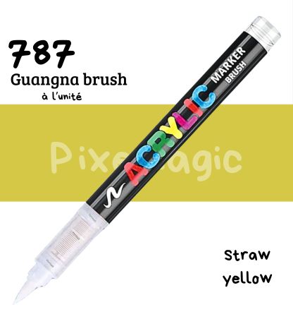 Guangna brush 787 Straw yellow feutre acrylique à l'unité