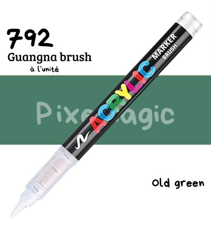 Guangna brush 792 Old green feutre acrylique à l'unité