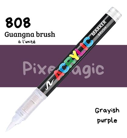Guangna brush 808 Grayish purple feutre acrylique à l'unité