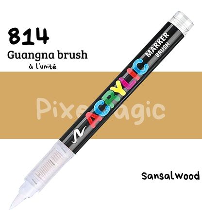 Guangna brush 814 Sansal wood feutre acrylique à l'unité