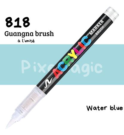 Guangna brush 818 Water blue feutre acrylique à l'unité