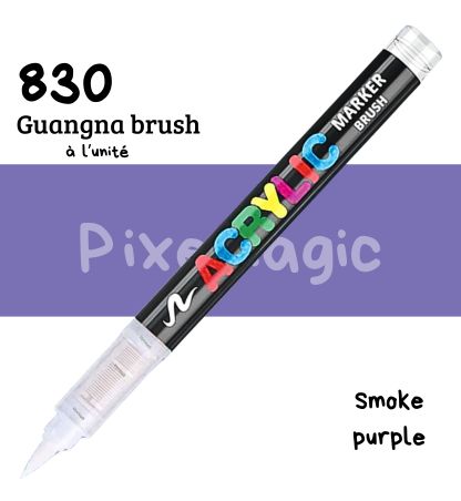 Guangna brush 830 Smoke purple feutre acrylique à l'unité