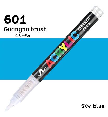 Guangna brush 628 Milk blue feutre acrylique à l'unité
