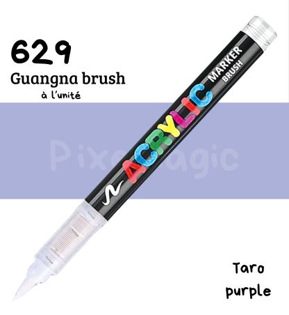 Guangna brush 629 Tara purple feutre acrylique à l'unité