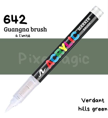 Guangna brush 642 Verdant hills green