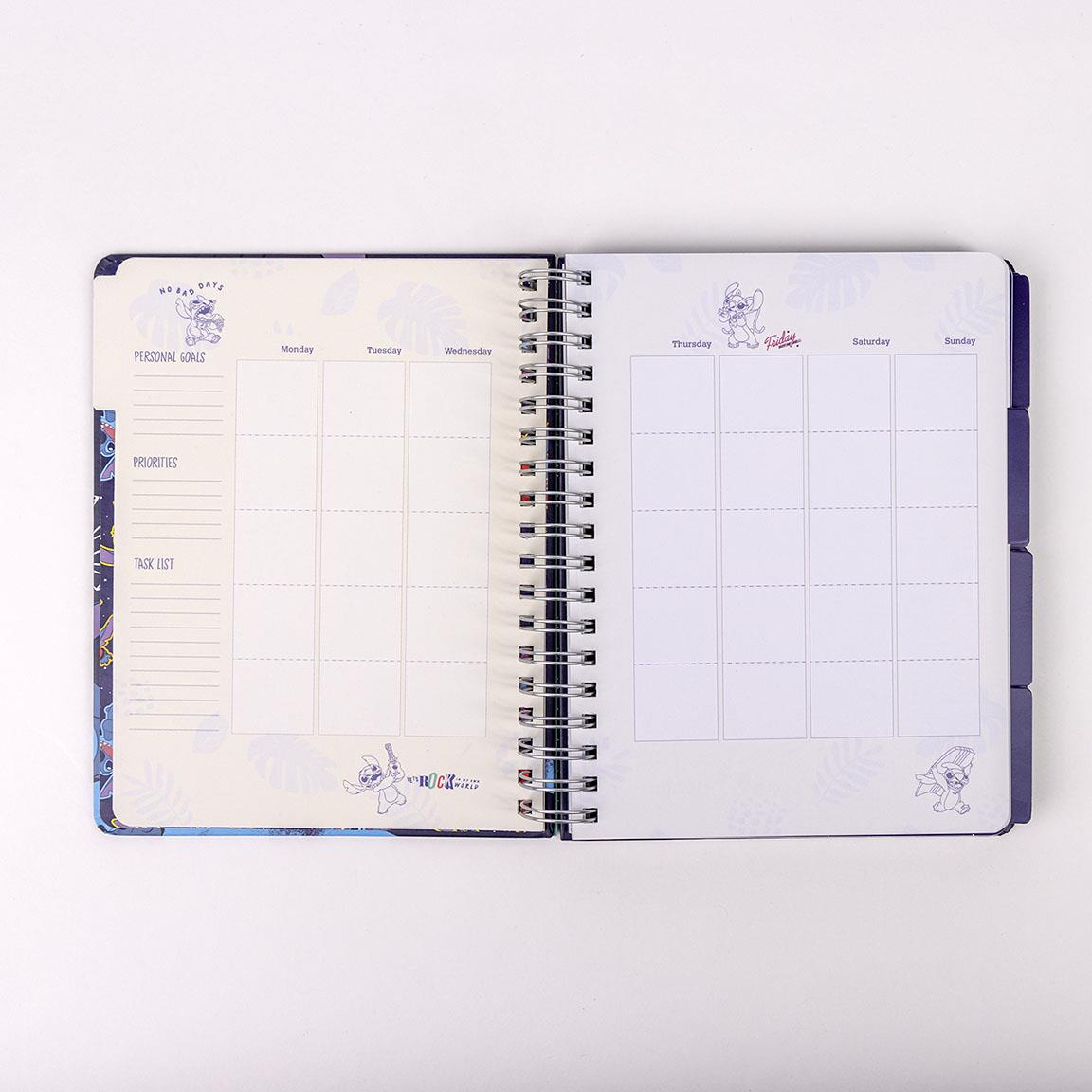 Planificateur hebdomadaire Stitch