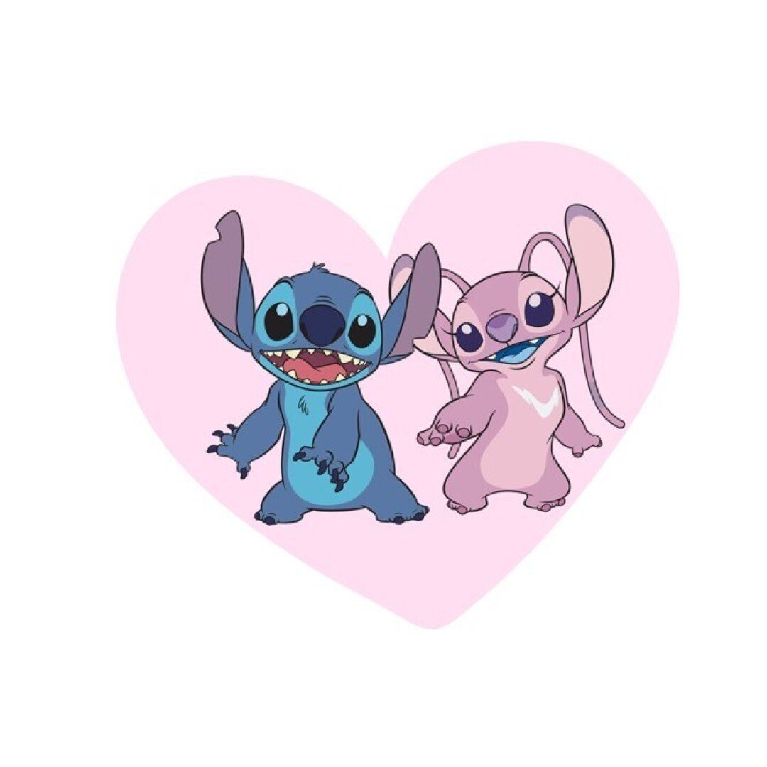 Coussin cœur Stitch