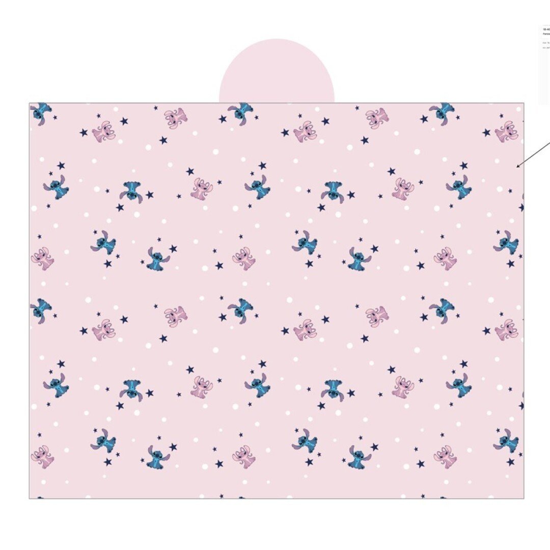 Couverture capuche Stitch