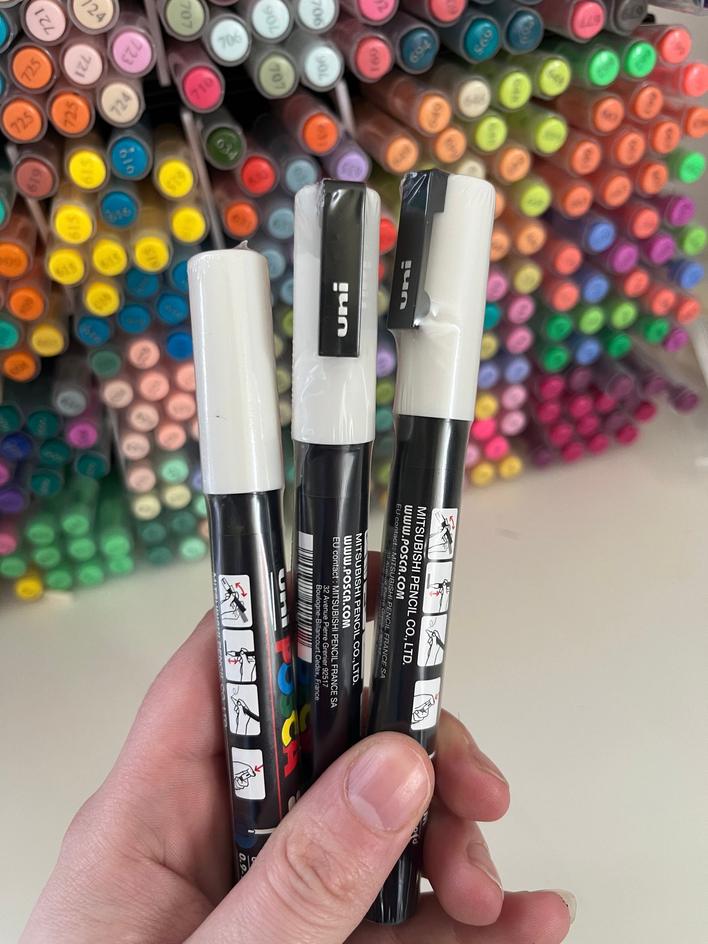 Posca 3mm blanc