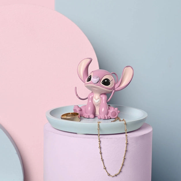 Plat à bibelots en résine Disney Stitch - Angel ( en arrivage )