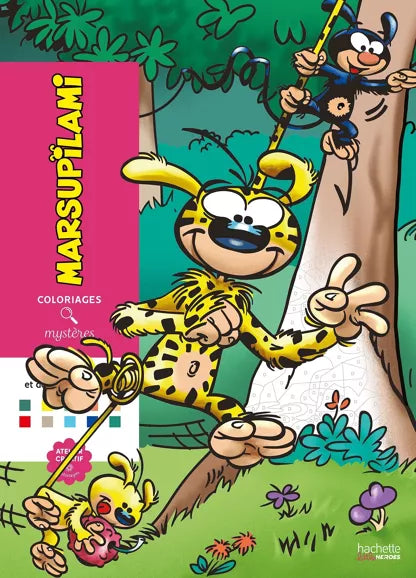 Coloriages mystère Marsupilami