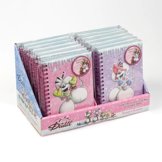 Précommande - Carnet A6 silhouette de Noël détachable Diddl (Collection Hiver 2026) - Livraison à partir de fin octobre