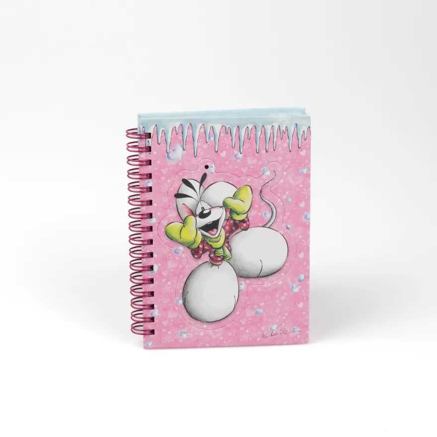 Précommande - Carnet A6 silhouette de Noël détachable Diddl (Collection Hiver 2026) - Livraison à partir de fin octobre