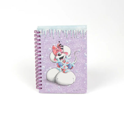 Précommande - Carnet A6 silhouette de Noël détachable Diddl (Collection Hiver 2026) - Livraison à partir de fin octobre