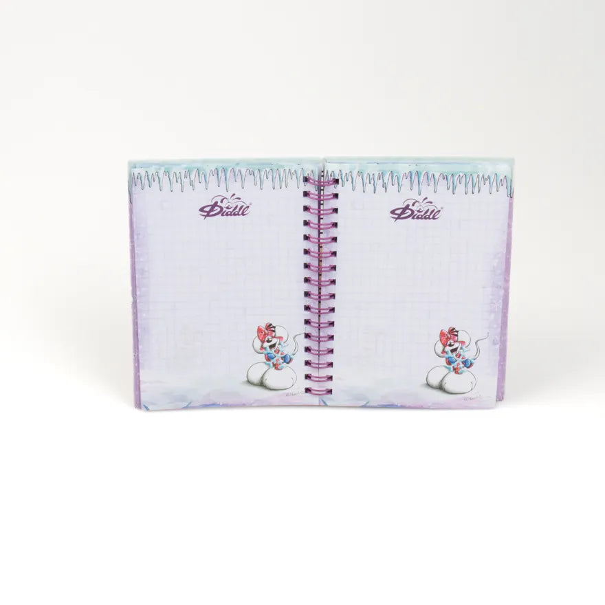 Précommande - Carnet A6 silhouette de Noël détachable Diddl (Collection Hiver 2026) - Livraison à partir de fin octobre