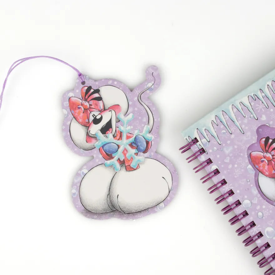 Précommande - Carnet A6 silhouette de Noël détachable Diddl (Collection Hiver 2026) - Livraison à partir de fin octobre