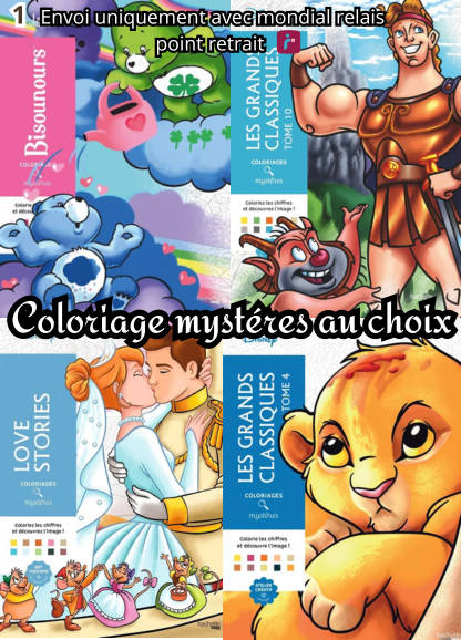 Coloriage mystère au choix