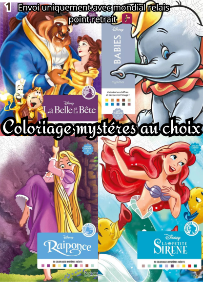 Coloriage mystère au choix