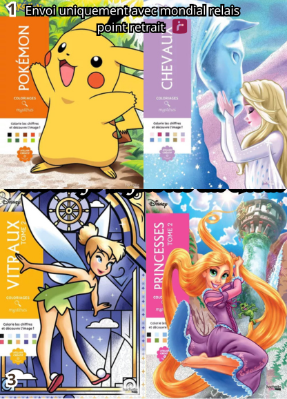 Coloriages mystère au choix