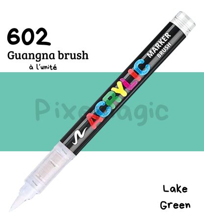 Guangna brush 602 lake green feutre acrylique à l'unité
