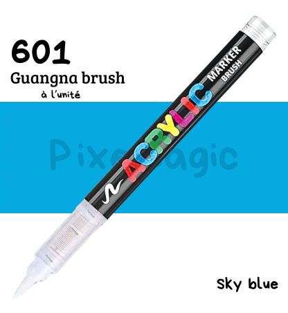 Guangna brush 601 Sky blue feutre acrylique à l'unité