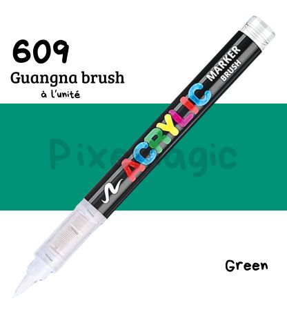 Guangna 609 green feutre acrylique à l'unité