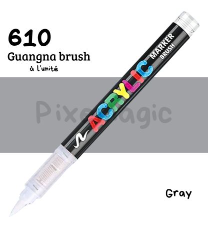 Guangna 610 gray feutre acrylique à l'unité