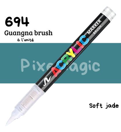 Guangna brush 694 Soft jade feutre acrylique à l'unité
