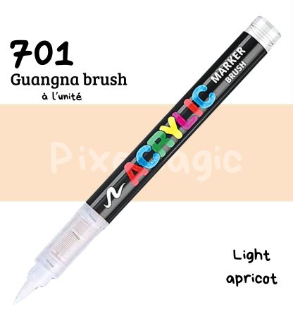 Guangna brush 701 Light apricot feutre acrylique à l'unité