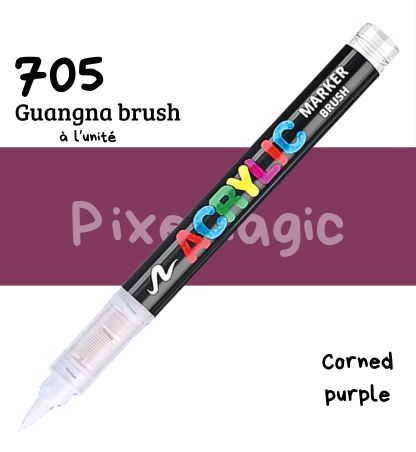 Guangna brush 705 Corned purple feutre acrylique à l'unité