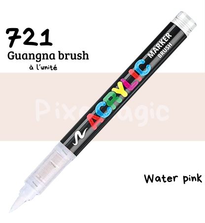 Guangna brush 721 Water pink feutre acrylique à l'unité