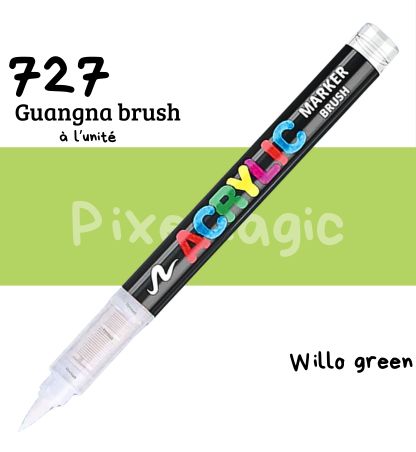 Guangna brush 727 Willo green  feutre acrylique à l'unité