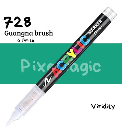 Guangna brush 728 Viridity  feutre acrylique à l'unité