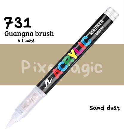 Guangna brush 731 Sand dust  feutre acrylique à l'unité
