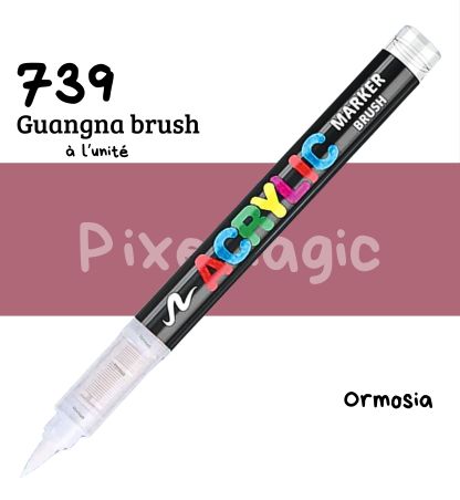 Guangna brush 739 Ormosia feutre acrylique à l'unité