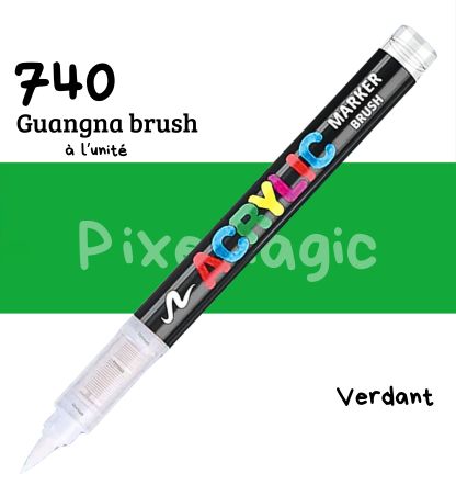 Guangna brush 740 Verdant feutre acrylique à l'unité