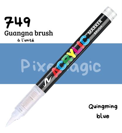 Guangna brush 749 Quingming blue feutre acrylique à l'unité