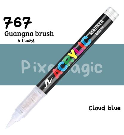 Guangna brush 767 Cloud blue feutre acrylique à l'unité
