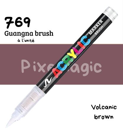 Guangna brush 769 Volcanic brown feutre acrylique à l'unité