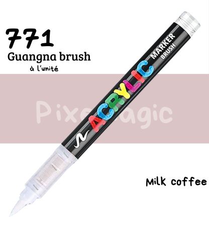 Guangna brush 771 Milk coffee feutre acrylique à l'unité