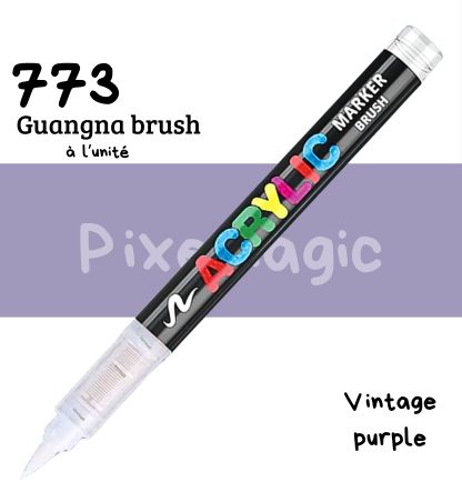 Guangna brush 773 Vintage purple feutre acrylique à l'unité
