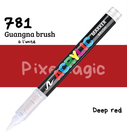 Guangna brush 781 Deep color feutre acrylique à l'unité