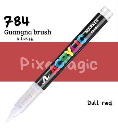 Guangna brush 784 Dull red feutre acrylique à l'unité