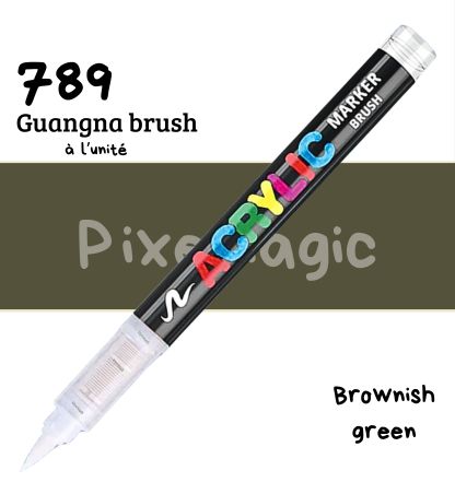 Guangna brush 789 Brownish green feutre acrylique à l'unité